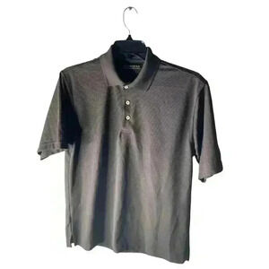 Cubavera Polo Shirt Men's Size Medium Collard Short Sleeves Casual Top